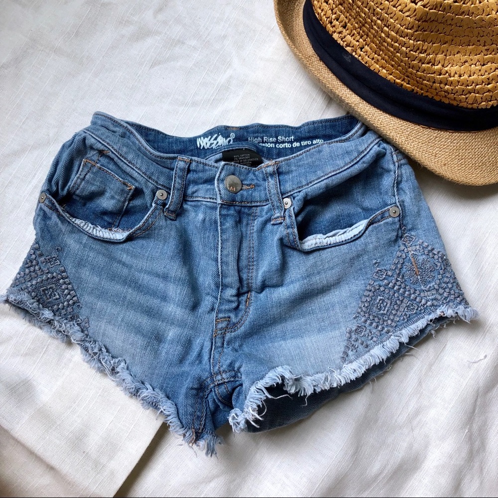 Mossimo High Rise Denim Short Shorts